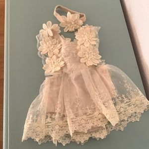 Mubineo Baby Girl Summer Clothes Lace Romper Newborn Outfit
